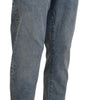 Dolce & Gabbana Blue Wash Slim Fit Cotton Denim Jeans