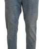 Dolce & Gabbana Blue Wash Slim Fit Cotton Denim Jeans