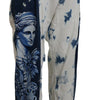 Dolce & Gabbana Blue Ceasar Denim Cotton Loose Fit Jeans