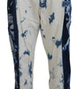 Dolce & Gabbana Blue Ceasar Denim Cotton Loose Fit Jeans