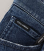 Dolce & Gabbana Blue Ceasar Denim Cotton Loose Fit Jeans
