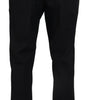 Dolce & Gabbana Gray Wool Stretch Dress Formal Slim Fit Pant