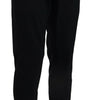 Dolce & Gabbana Blue Wool Stretch Dress Formal Slim Fit Pant