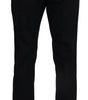 Dolce & Gabbana Blue Wool Stretch Dress Formal Slim Fit Pant