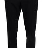Dolce & Gabbana Blue Wool Stretch Dress Formal Slim Fit Pant