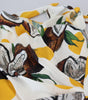 Dolce & Gabbana White Coconut Print Sheath Mini Silk Dress