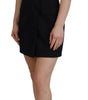Dolce & Gabbana Black Fit Wool Stretch Sheath Mini Dress