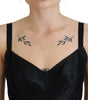 Dolce & Gabbana Black Fit Wool Stretch Sheath Mini Dress