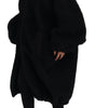 Dolce & Gabbana Black Cashmere Blend Faux Fur Coat Jacket