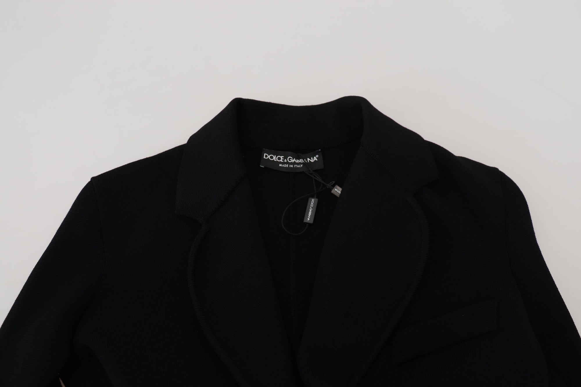 Dolce &amp; Gabbana Élégante veste noire à manches longues