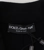 Dolce &amp; Gabbana Élégante veste noire à manches longues