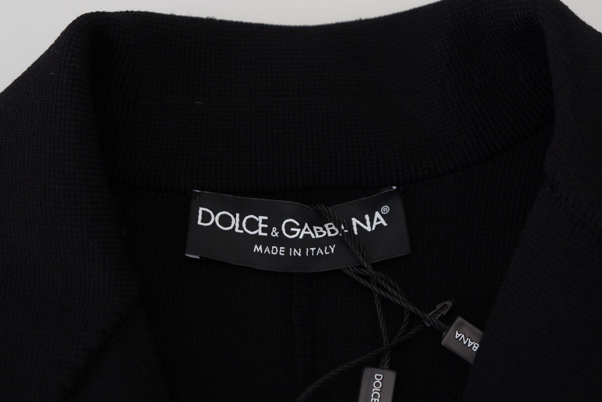 Dolce &amp; Gabbana Élégante veste noire à manches longues