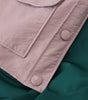 Dolce & Gabbana Purple Cotton Button Down Cropped Jacket