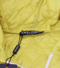 Dolce & Gabbana Yellow Nylon Quilted Hooded Pullover Jacket