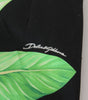 Short taille haute Dolce & Gabbana à imprimé feuilles noires