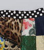 Dolce & Gabbana Multicolor Majolica Patchwork Mini Skirt
