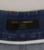 Dolce &amp; Gabbana Elegant High Waist Blue Jeans