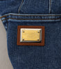 Dolce &amp; Gabbana Elegant High Waist Blue Jeans