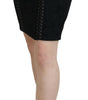 Dolce & Gabbana Black Brocade Mini Above Knee Pencil Skirt