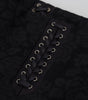 Dolce & Gabbana Black Brocade Mini Above Knee Pencil Skirt