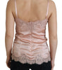 Dolce & Gabbana Elegant Pink Silk Lingerie Top