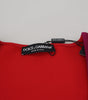 Dolce & Gabbana Multicolor Viscose Square Neck Pullover Sweater