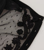 Dolce & Gabbana Black Floral Lace Button Cardigan Sweater