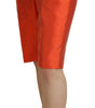 Dolce &amp; Gabbana Elegant Silk High-Waist Cropped Pants