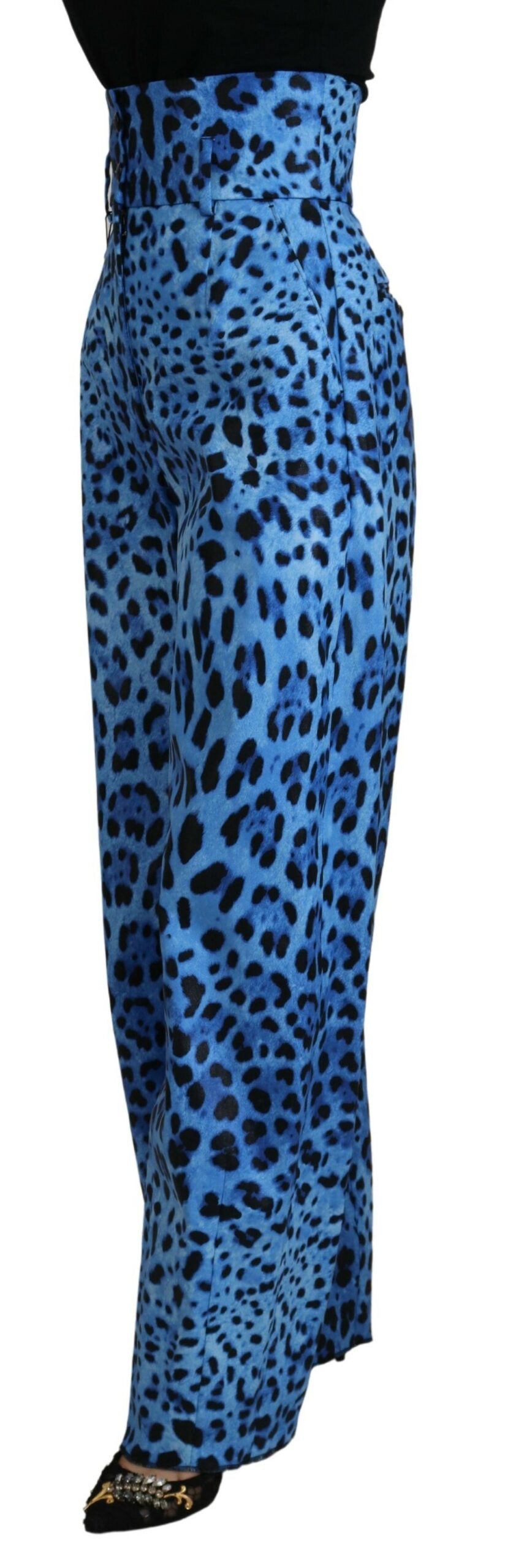 Dolce &amp; Gabbana Elegant High Waist Straight Pants