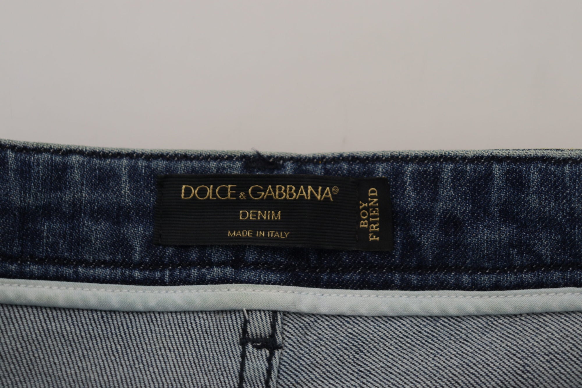 Dolce &amp; Gabbana Chic High Waist Straight Jeans in Vibrant Yellow