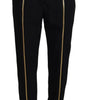 Dolce &amp; Gabbana Elegant High Waist Tapered Wool Pants