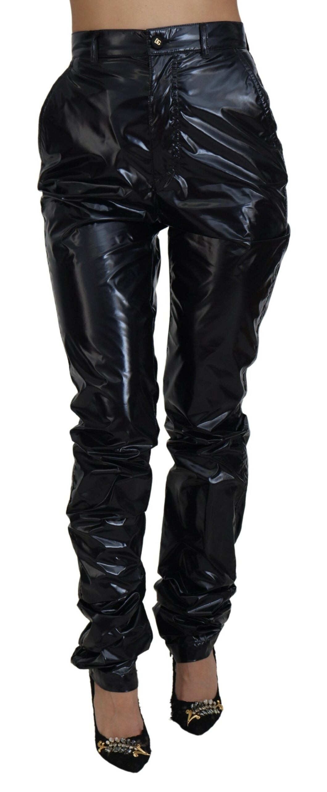 Dolce &amp; Gabbana Chic High Waist Skinny Pants - Elegance Reimagined