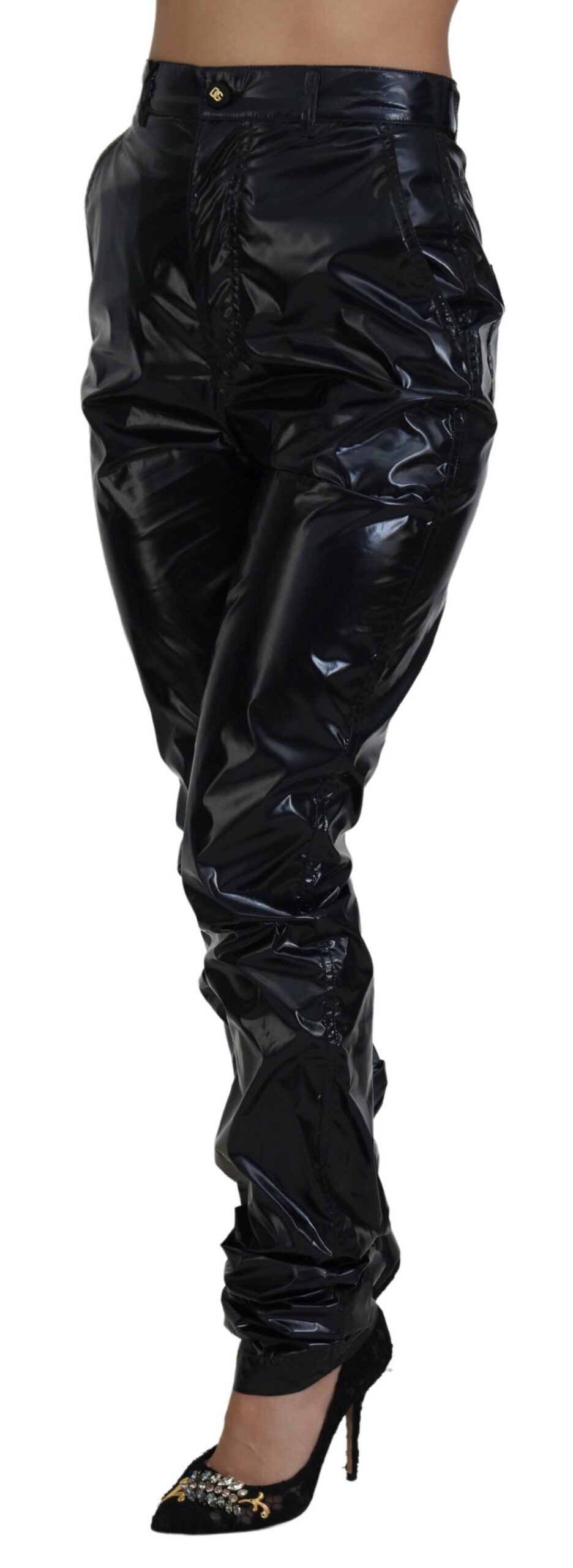 Dolce &amp; Gabbana Chic High Waist Skinny Pants - Elegance Reimagined