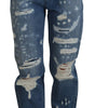 Dolce &amp; Gabbana Elegant High Waist Skinny Jeans
