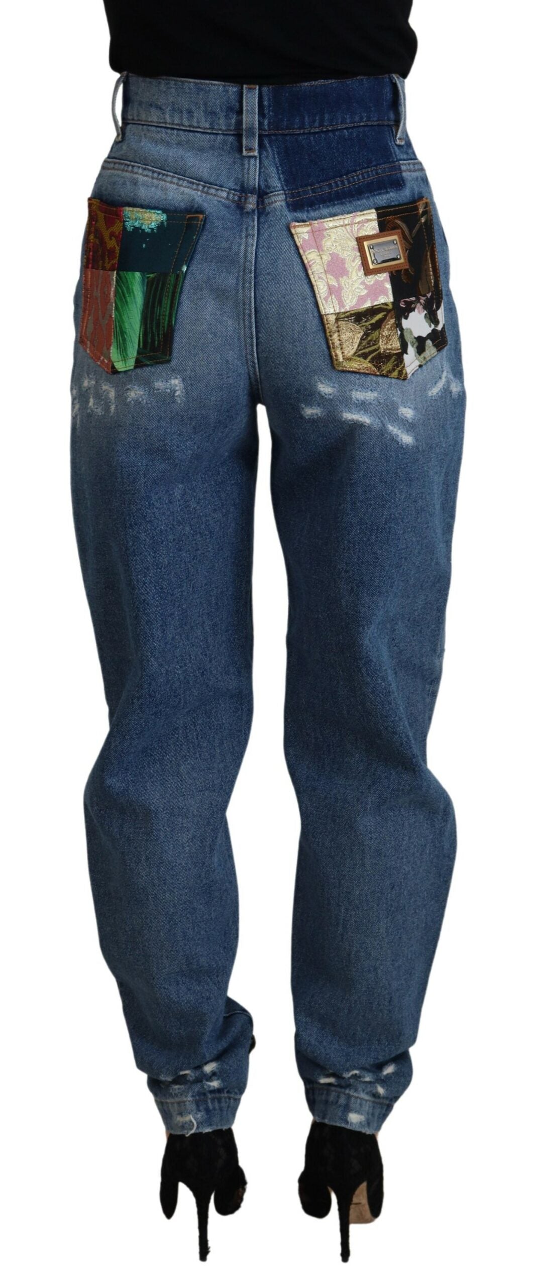 Dolce &amp; Gabbana Elegant High Waist Skinny Jeans
