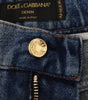 Dolce &amp; Gabbana Elegant High Waist Skinny Jeans