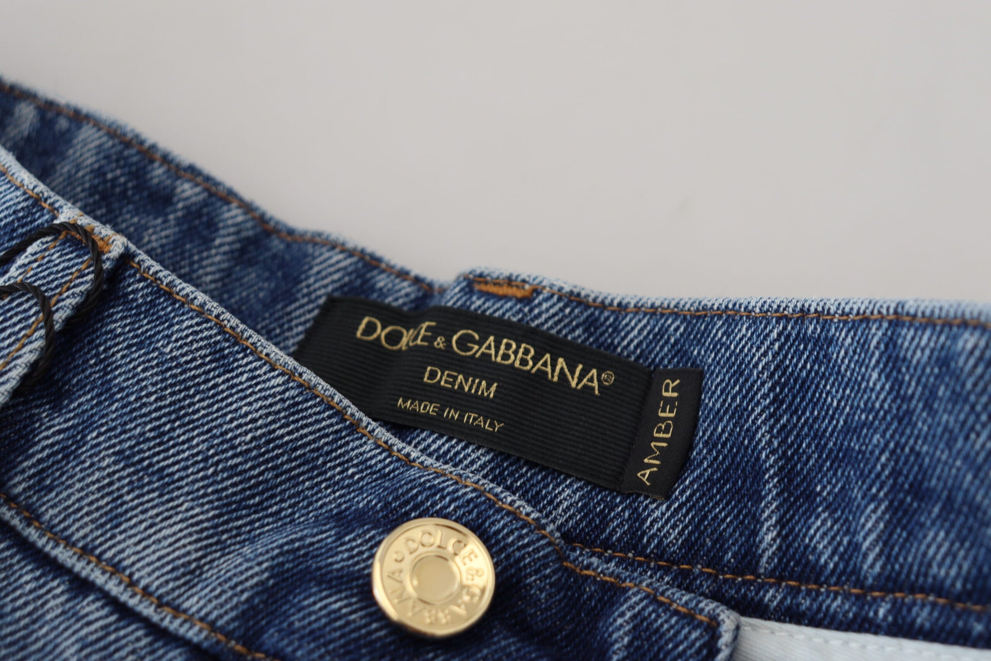 Dolce &amp; Gabbana Elegant High Waist Skinny Jeans