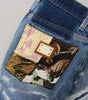 Dolce &amp; Gabbana Elegant High Waist Skinny Jeans