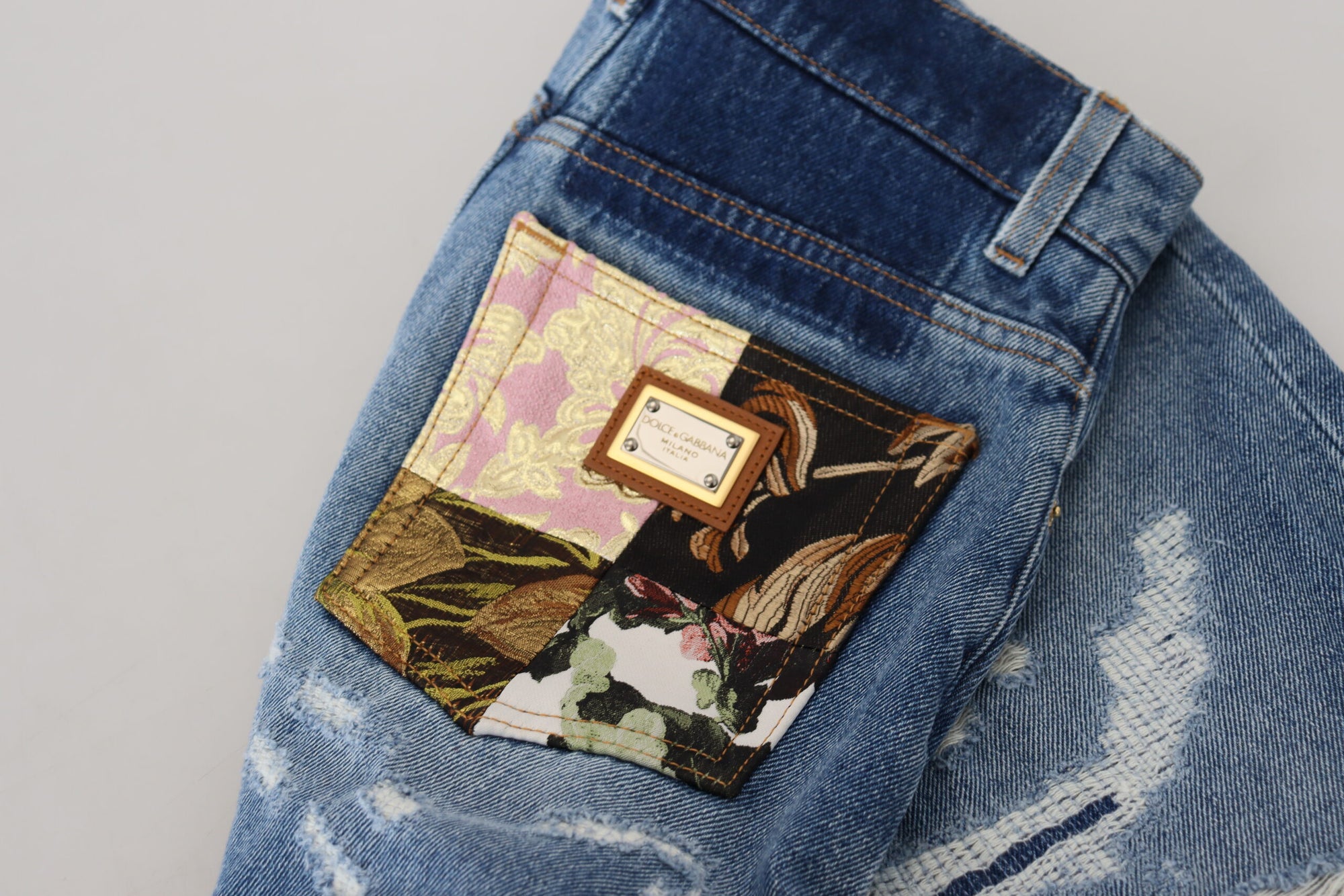 Dolce &amp; Gabbana Elegant High Waist Skinny Jeans
