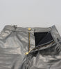 Dolce &amp; Gabbana Elegant High Waist Skinny Pants in Silver