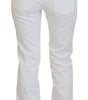 Dolce &amp; Gabbana Elegant White Mid Waist Skinny Jeans