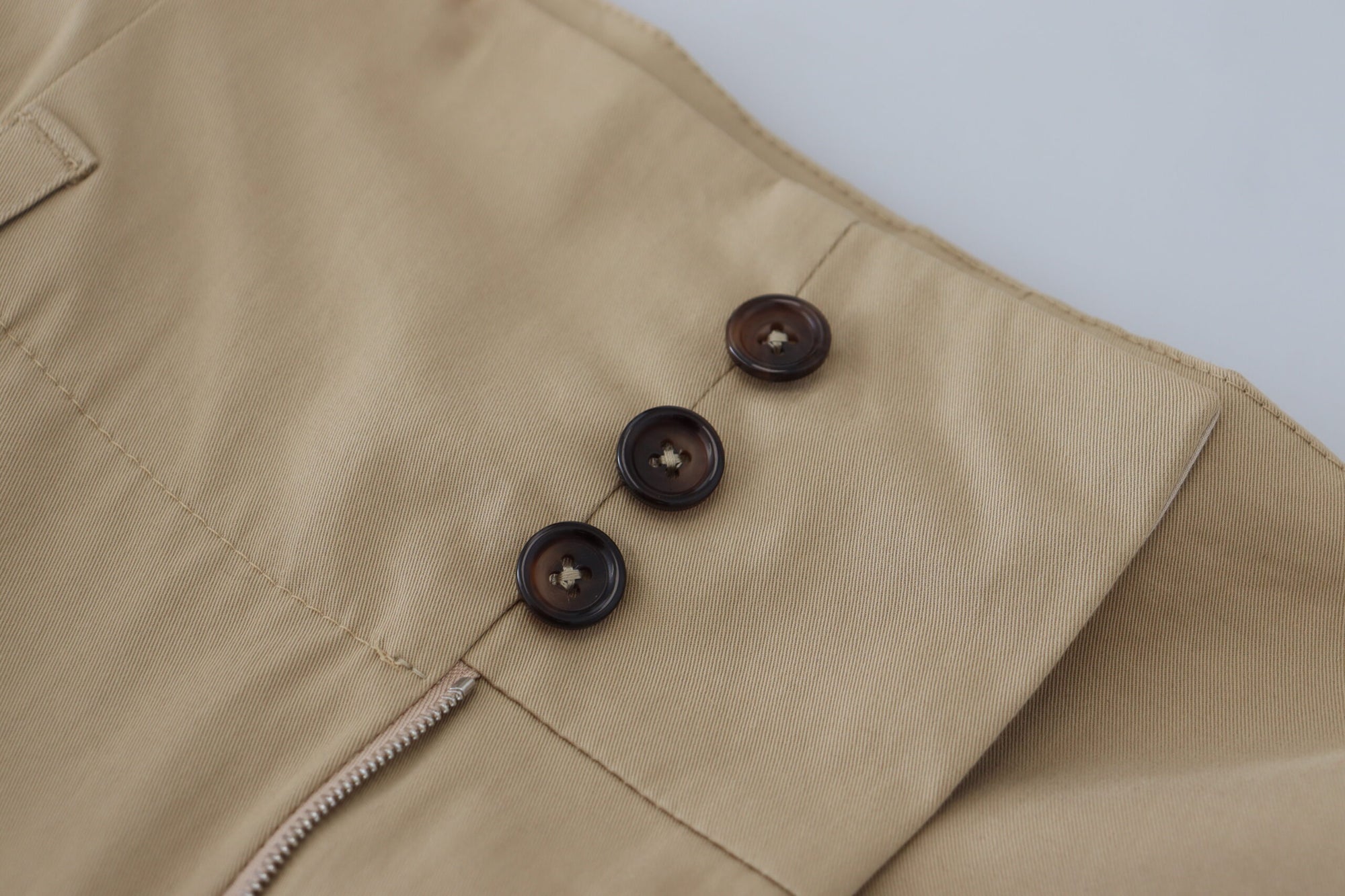 Dolce &amp; Gabbana Elegant High Waist Tapered Trousers