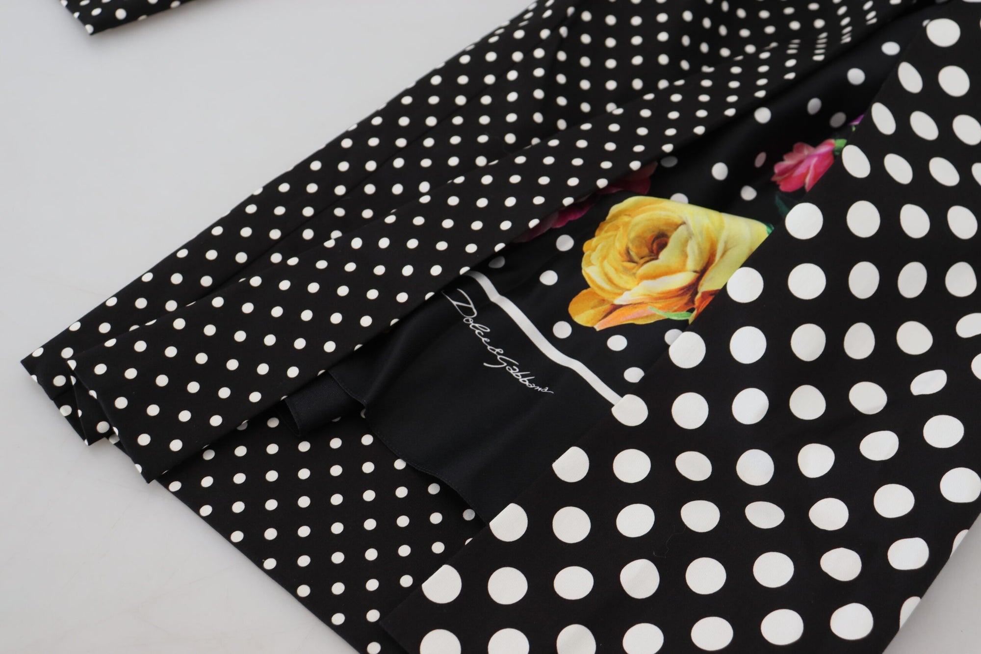 Dolce &amp; Gabbana Elegant High-Waist Polka Dot Pants