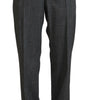 Dolce &amp; Gabbana High-Waist Plaid Virgin Wool Pants