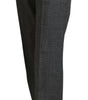 Dolce &amp; Gabbana High-Waist Plaid Virgin Wool Pants