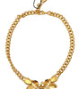 Dolce & Gabbana Elegant Gold-Tone Floral Fruit Necklace