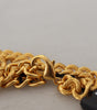 Dolce & Gabbana Elegant Gold-Tone Floral Fruit Necklace