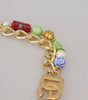 Dolce & Gabbana Gold Tone DG Logo Women Waist Chain Belt