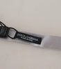 Dolce & Gabbana Gray Silk Adjustable Men Neck Papillon Bow Tie