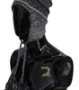 Dolce & Gabbana Gray Warm Fleece Ear Flaps Knit Beanie Hat